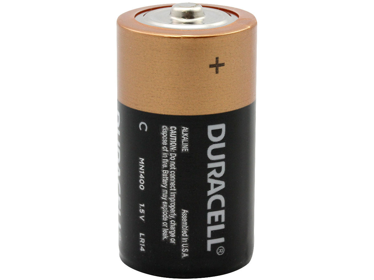 Duracell MN1400B2Z Coppertop C Alkaline Batteries 1.5 Volt (2 Pack) - MPR Tools & Equipment