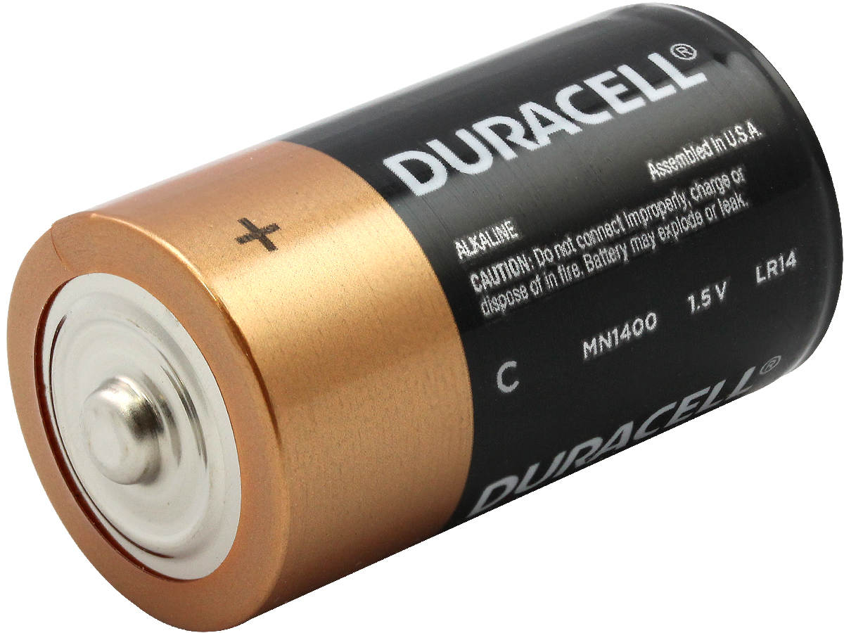 Duracell MN1400B2Z Coppertop C Alkaline Batteries 1.5 Volt (2 Pack) - MPR Tools & Equipment