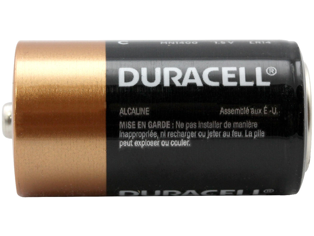 Duracell MN1400B2Z Coppertop C Alkaline Batteries 1.5 Volt (2 Pack) - MPR Tools & Equipment