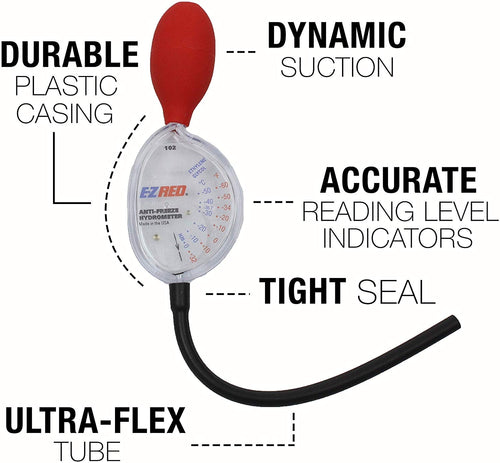 E-Z Red S102 Anti-Freeze Hydrometer - MPR Tools & Equipment