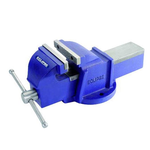 Eclipse Tools ECL-EMV5 125mm (5") Engineers Vice - Blue Cast Iron Bench Vice with Hardened Steel Jaw Plates
