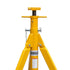 ESCO 10493 9-Ton High-Lift Jack Stand upper section close-up showing 18000 lb rating and pin mechanism