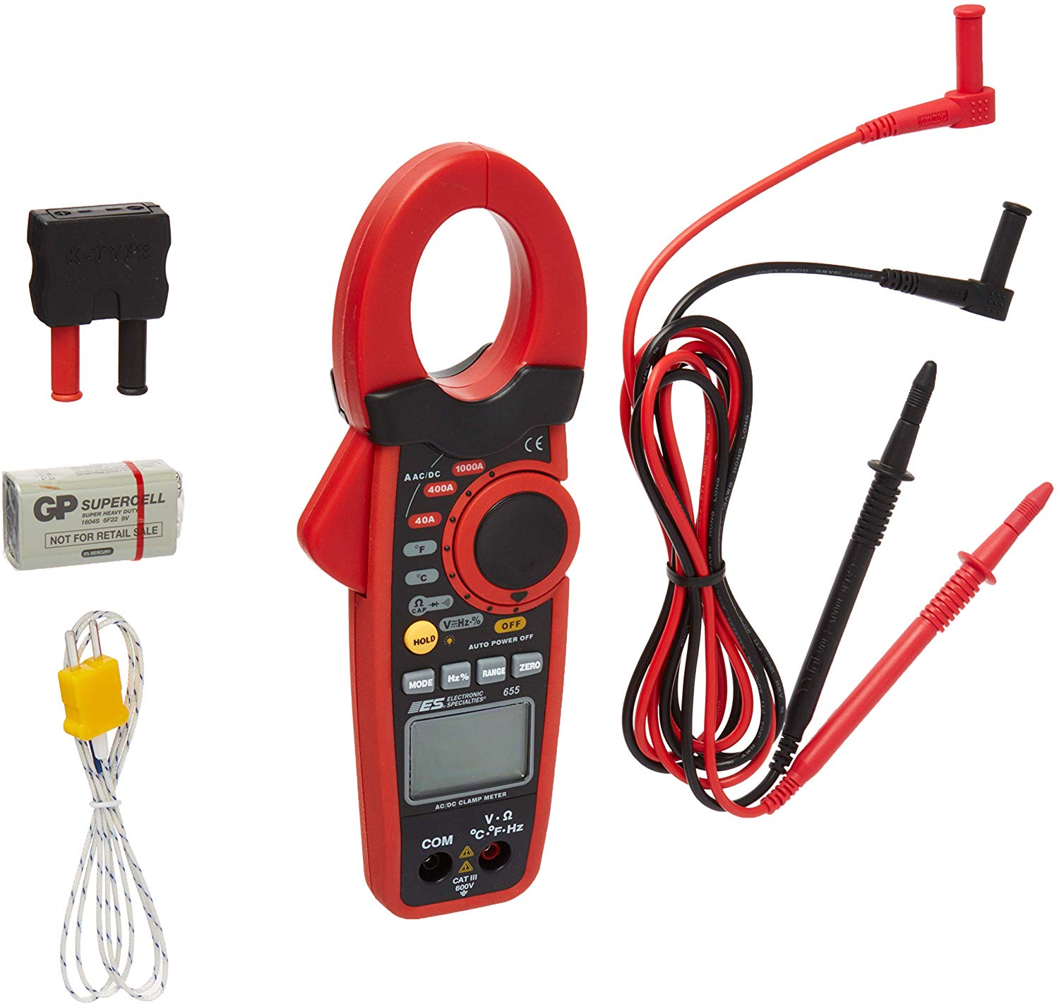 ESI 655 1000 Amp DC/AC Current Probe / DMM - MPR Tools & Equipment