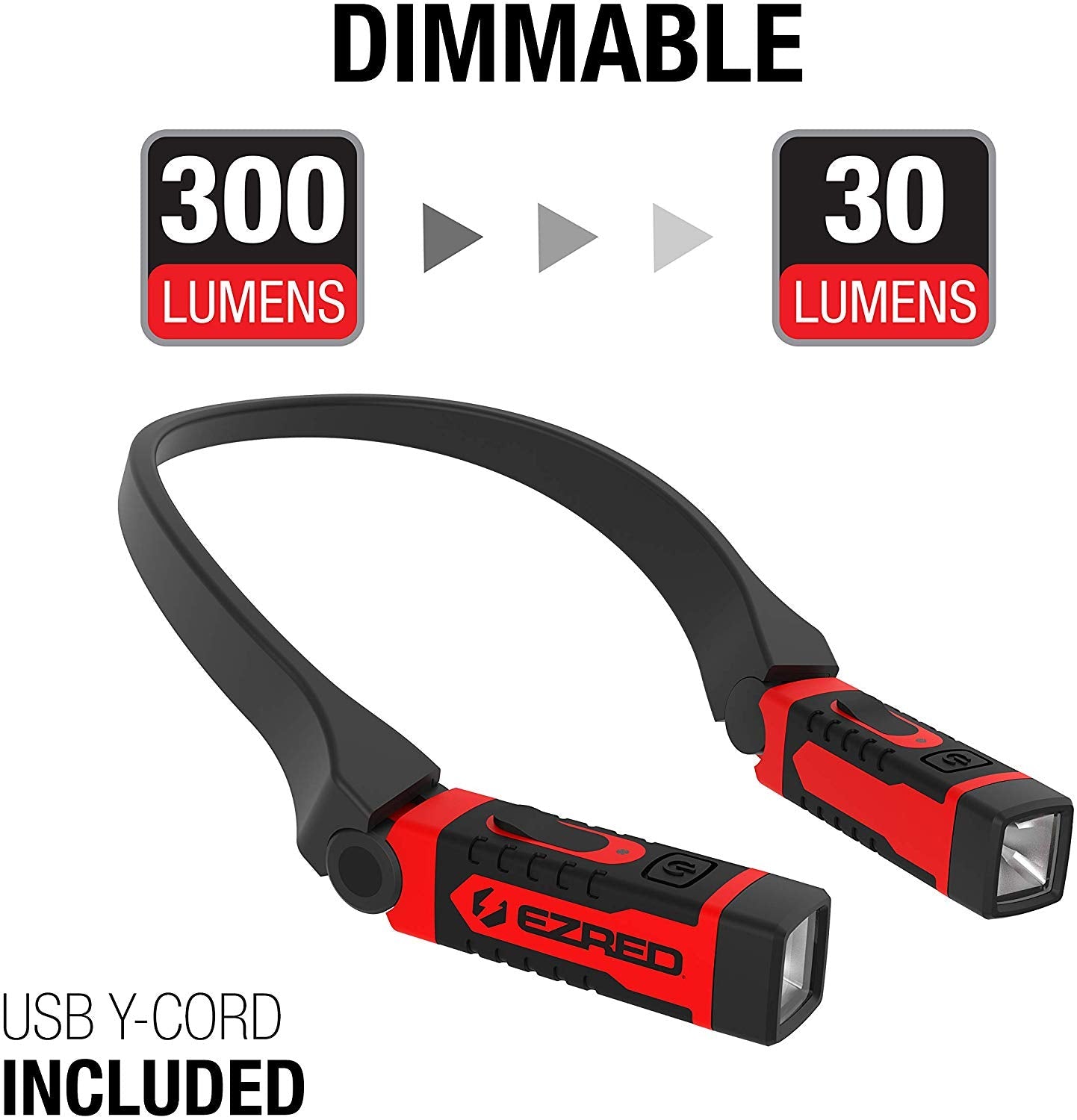 EZRED ANYWEAR Rechargeable Neck Light for Hands-Free Lighting - MPR Tools & Equipment