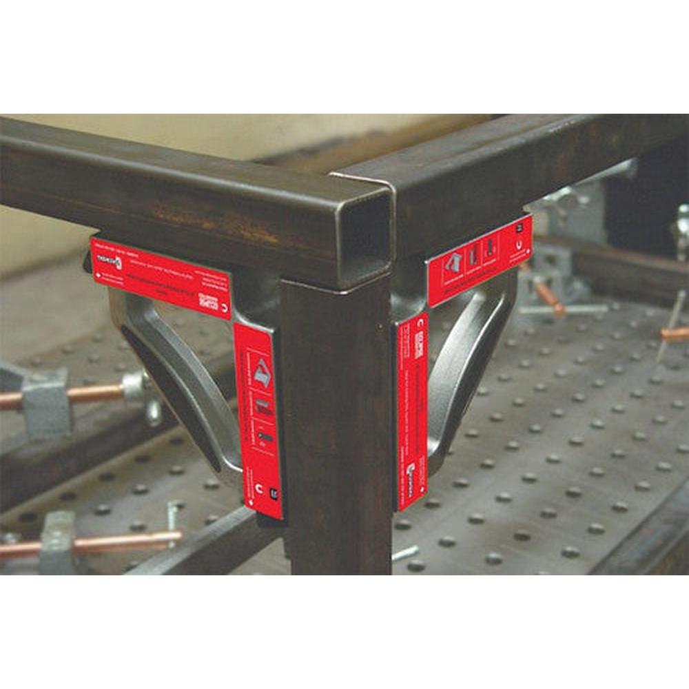 Eclipse FWCSL PG307 - 90° FIXED WELDING CLAMP WITH TWO ON/OFF MAGNET SWITCHES, MAX. 265 LBS PULL FORCE - MPR Tools & Equipment