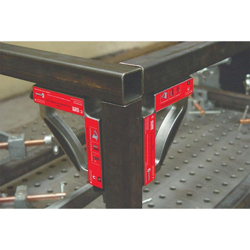 Eclipse FWCSL PG307 - 90° FIXED WELDING CLAMP WITH TWO ON/OFF MAGNET SWITCHES, MAX. 265 LBS PULL FORCE - MPR Tools & Equipment