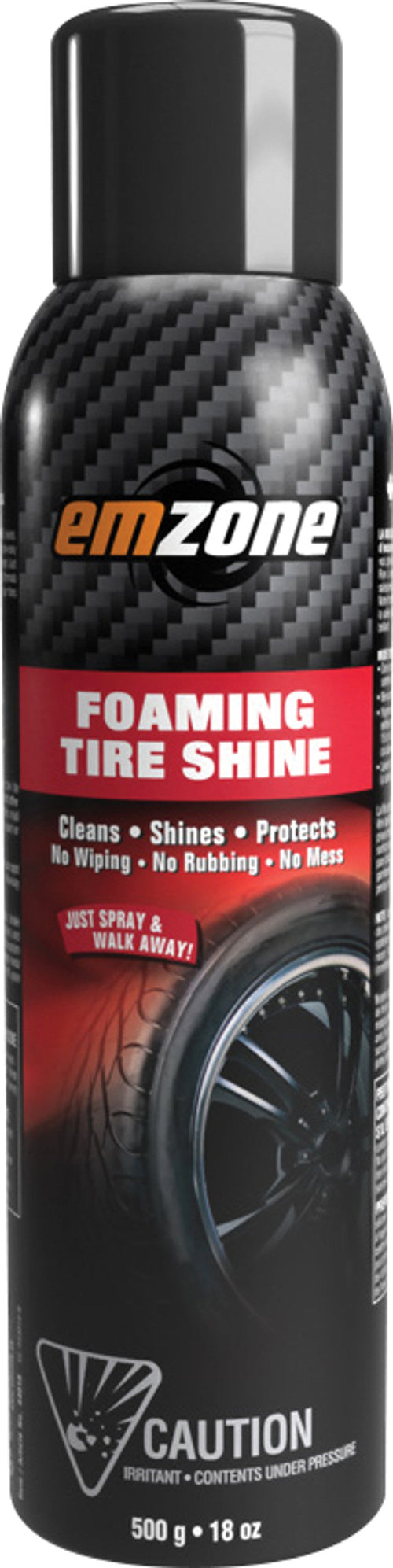 Emzone 44018 Emzone Foaming Tire Shine, 500 G, Box Of 12 - MPR Tools & Equipment