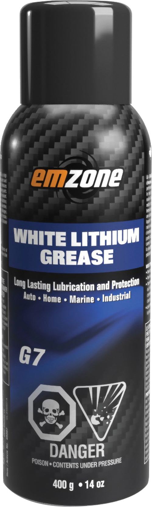 Emzone 45007 Emzone White Lithium Grease (G7), 400 G, Box Of 12 - MPR Tools & Equipment