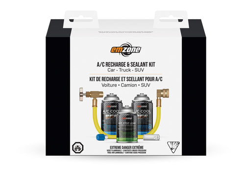 Emzone 45883 Emzone 12A A/C Recharge & Sealant Kit, Box Of 6 - MPR Tools & Equipment