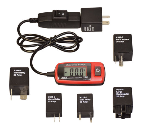 Es Inc. (Electronic Specialties) 316 Relay Fuse Buddy® With 6 Different Relay Adapters, For 12v & 24v - MPR Tools & Equipment