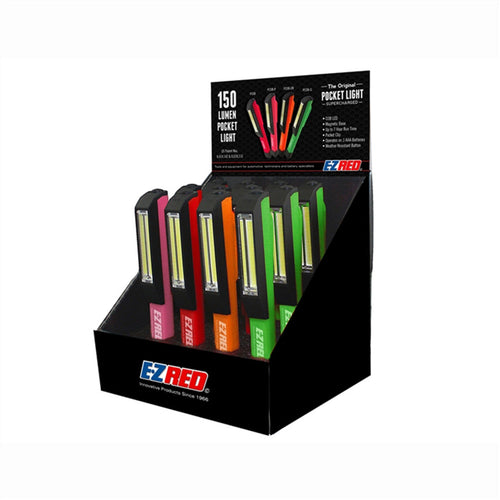 Ezred PCOB12PKC Pocket COB Light Stick Multi-Color 12PK - MPR Tools & Equipment