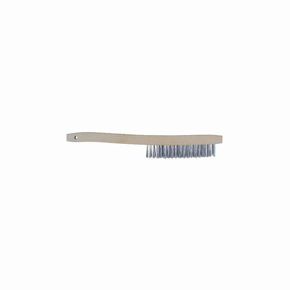 Felton FB1777 Curved Handle 3 Row Scratch Brush .015 - MPR Tools & Equipment