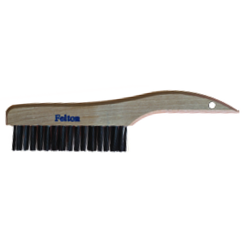Felton FB1781 Shoe Handle Scratch Brush,.015 - MPR Tools & Equipment