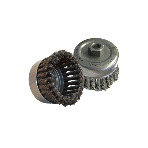 Felton FBC404 4" Knot Cup Brush 5/8-11Nc .02 - MPR Tools & Equipment