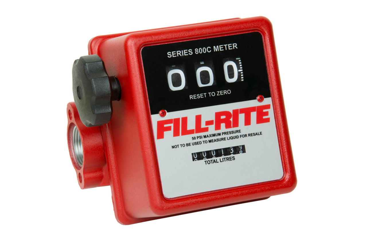 Fill-Rite 807CL1X418 METER, 1 INCH LITER, BSPT - MPR Tools & Equipment