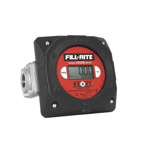 Fill-Rite 900CD 6 to 40 GPM Digital Meter. Accuracy of ±1.25%. Left to Right Flow. 1" NPT Threads. Can Measure i - MPR Tools & Equipment