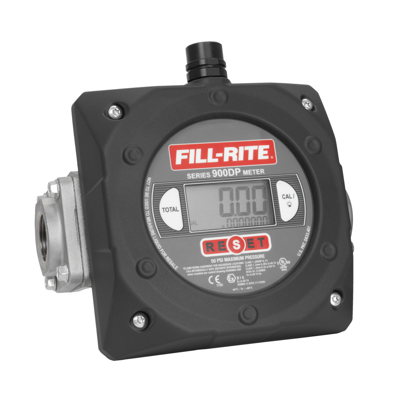 Fill-Rite 900CDPX 900DP Digital Pulse Output Meter Less the Intrinsically Safe Barrier. Do Not Use This Meter in an Area with Explosive Atmospheres. - MPR Tools & Equipment