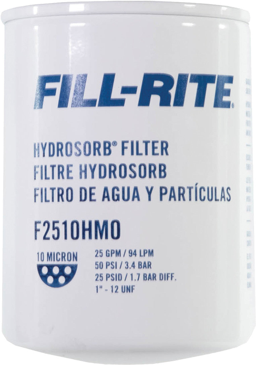 Fill-Rite F2510HM0 10 Micron Particulate Filter, 1"-12 UNF, up to 25 GPM - MPR Tools & Equipment