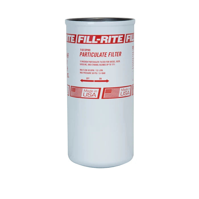 Fill-Rite F4010PM0 10 Micron Particulate Filter, 1-½" - 16 UNF, 40 GPM - MPR Tools & Equipment