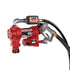 Fill-Rite FR1219H 15 GPM, 12V DC Pump, 5' Ground Wire, 18' 12 Gauge 2 Wire Battery Cable, Telescoping Steel Suction Pipe (20" to 341/2"), and TT10AN digital meter plus fittings - MPR Tools & Equipment