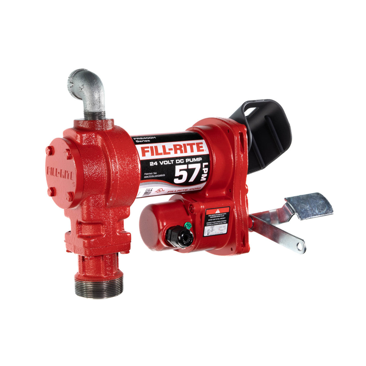 Fill-Rite FR2404H 15 GPM, 24V DC Pump, 5' Ground Wire, No Accessories. - MPR Tools & Equipment