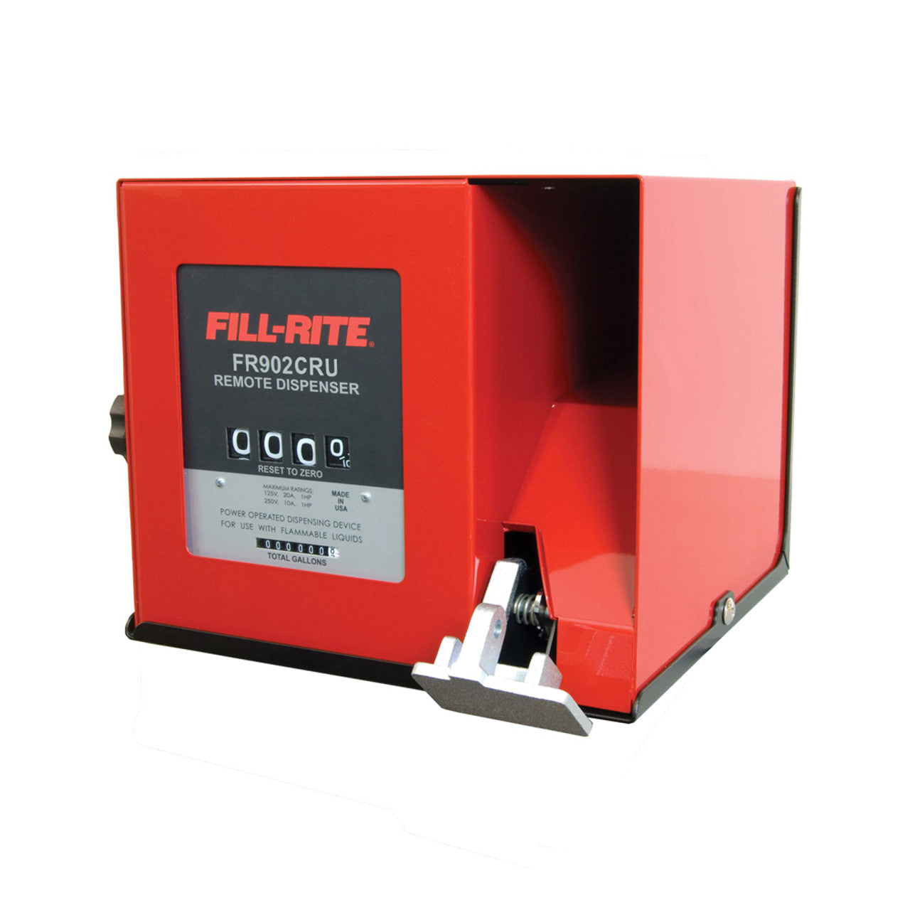 Fill-Rite FR902CRU Up to 40 GPM, Compact Cabinet Meter (Uses 901C Gallon Meter), 1" Inlet and Outlet, Built in Junction Box, 115V AC Solenoid Valve. Use with 300 & 700 Series Remote Pumps. - MPR Tools & Equipment