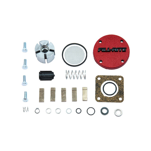 Fill-Rite KIT120RKG Rebuild Kit for All 1200G, 2400G, 4200G, 4400G, SD1200G, 600G and SD600G Series Pumps. Contains All Seals and Gaskets, Rotor Cover, Rotor Cover Bolts, Rotor, Rotor Key, Bronze Vanes (5), Bypass Valve and Spring, and Inlet Screen. - MPR Tools & Equipment