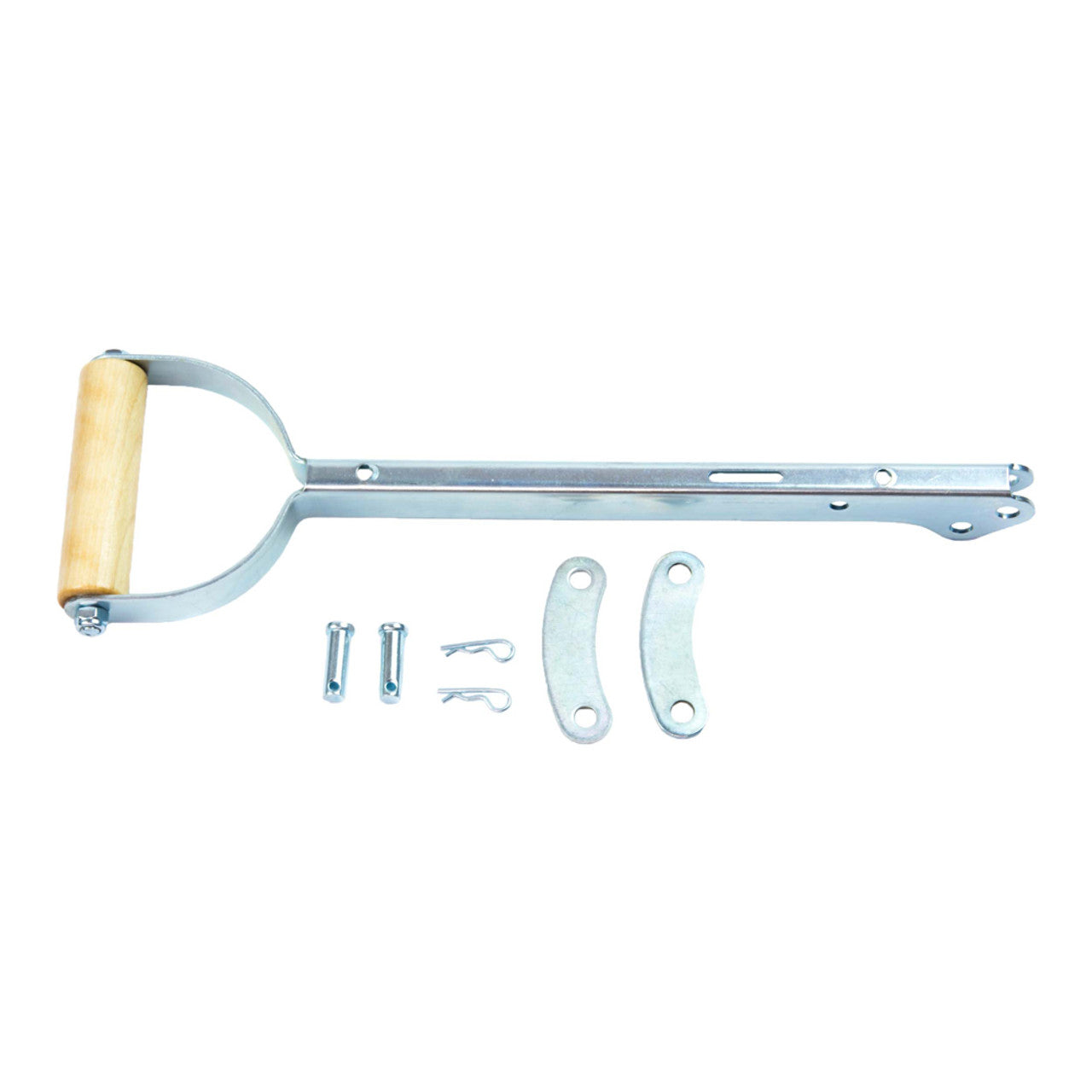 Fill-Rite KIT152HA Handle Kit for 5200 Series Pumps. Contains Handle, Wood Grip, 5" Bolt, Lock Nut, Links (2), Pins (3), and Hitch Pin Clips (3). - MPR Tools & Equipment