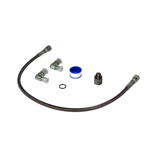 Fill-Rite KIT700AS Anti-Siphon (or Return Line) Kit for 700 and 300 Series Pumps. Contains the Anti-Siphon Adapter and O-Ring (Screws into Discharge Flange on Pump), Compression Fittings (2), and 22" Flexable Hose. - MPR Tools & Equipment