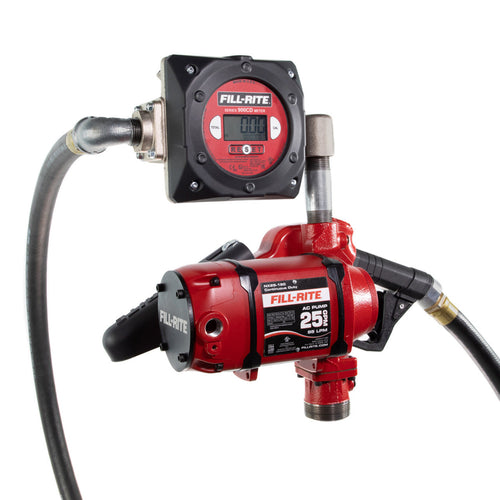 Fill-Rite NX25-120NB-AB 120V PUMP; NPT; BUNG; AUTO NZ;HOSE;900CD - MPR Tools & Equipment