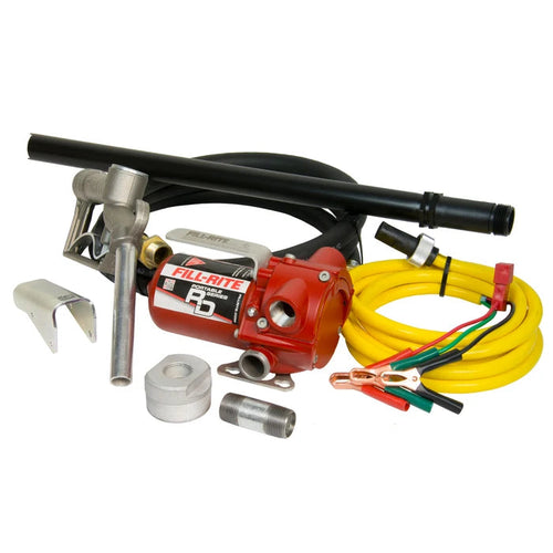 Fill-Rite RD812NP 12V DC 8 GPM Fuel Transfer Pump with Nozzle - MPR Tools & Equipment