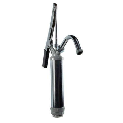 Fill-Rite SD11 11 Ounces / Stroke, Lever Hand Pump, Pail Spout w/ Garden Hose Threads, No Drip Valve, Telescoping Steel Suction Pipe (181/2" to 341/2"). 11/2" and 2" NPT Bung Mounts. - MPR Tools & Equipment