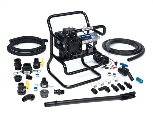 Fill-Rite SS435BX713 12V DC Chemtraveler (Short Frame) Double Diaphragm Pump W/ Santoprene Diaphragms; 20' Battery Cable - MPR Tools & Equipment