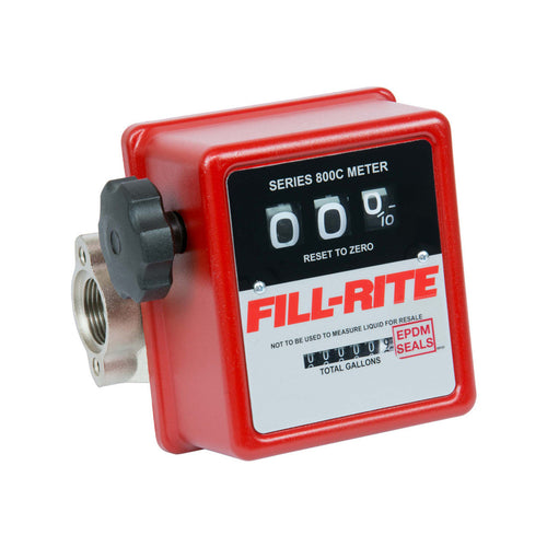 Fill-Rite TN620Q METER ALS 1" NPT GALLON, NICKEL - MPR Tools & Equipment