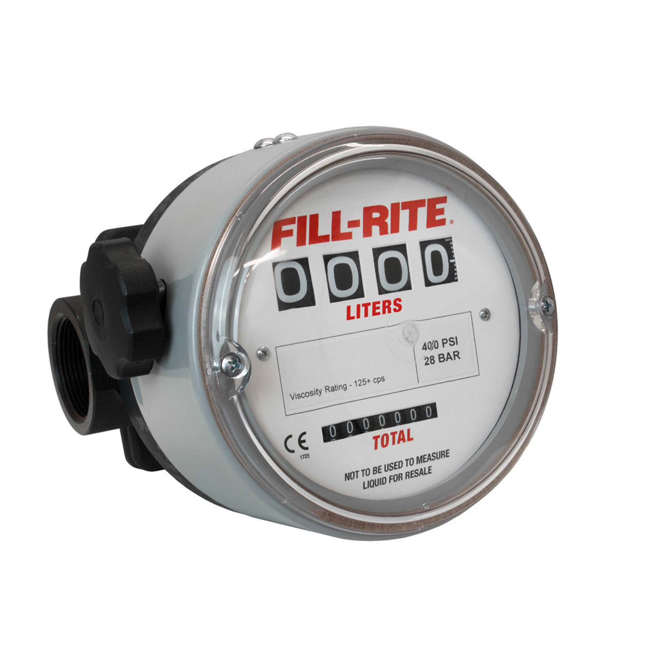 Fill-Rite TN760AN1CBB1LAF 2.3 to 57 LPM Meter. Flow Rate is Dependent on Liquid Viscosity. Liter Register. Fluorocarbon Sea - MPR Tools & Equipment