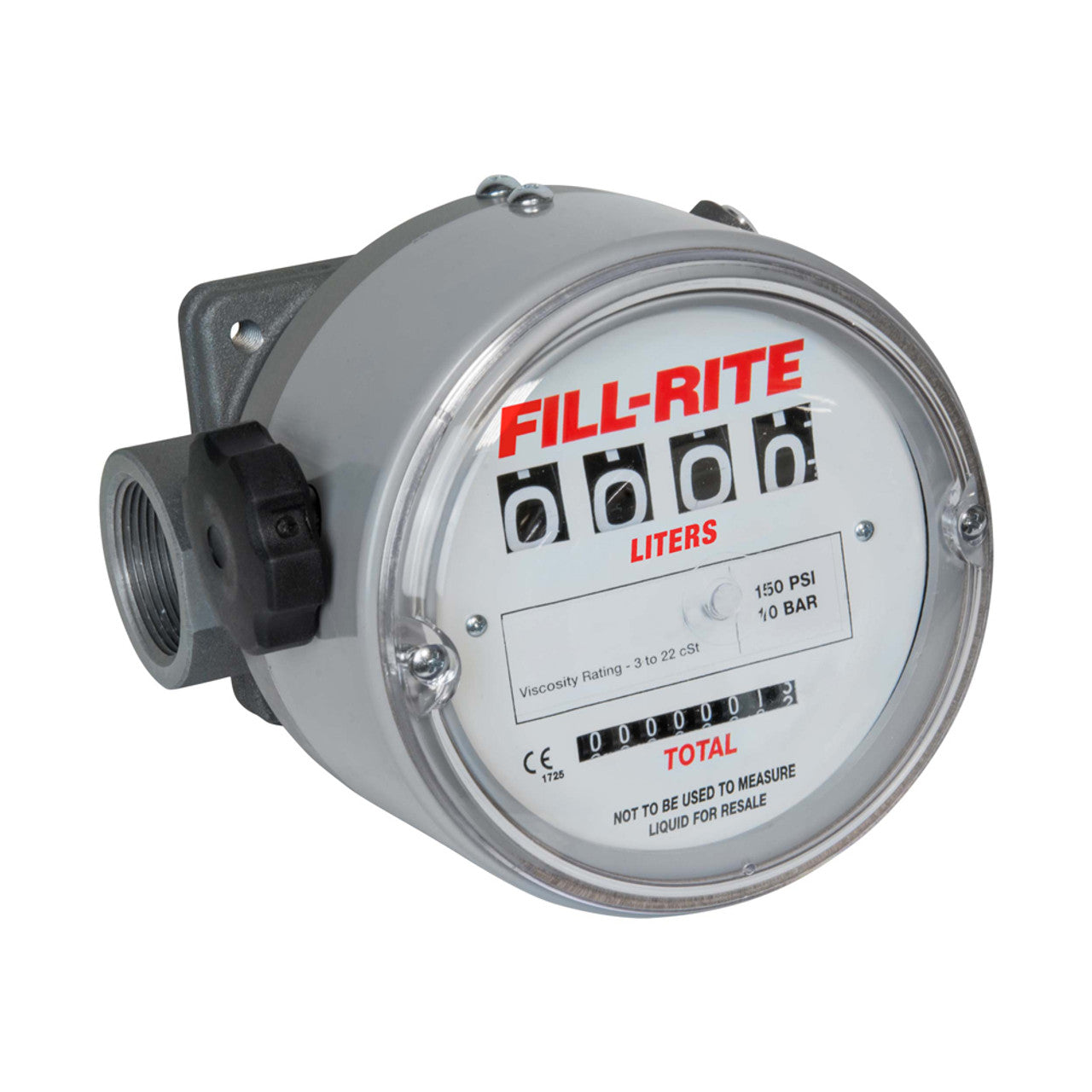 Fill-Rite TN860AN1CAB1LAC 23 to 230 LPM Meter. Liter Register. Fluorocarbon Seals. Accuracy ±2%. Left to Right Flow. For - MPR Tools & Equipment