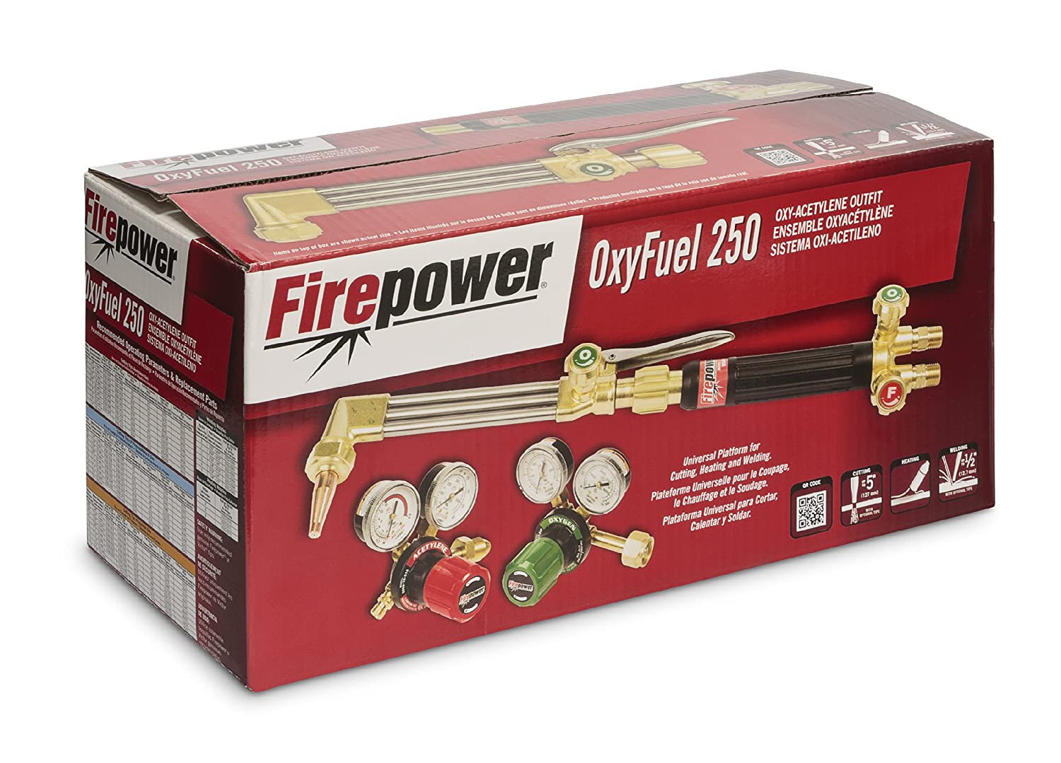 Firepower 0384-2571 OxyFuel 250 Medium Duty Cutting & Welding Outfit - MPR Tools & Equipment