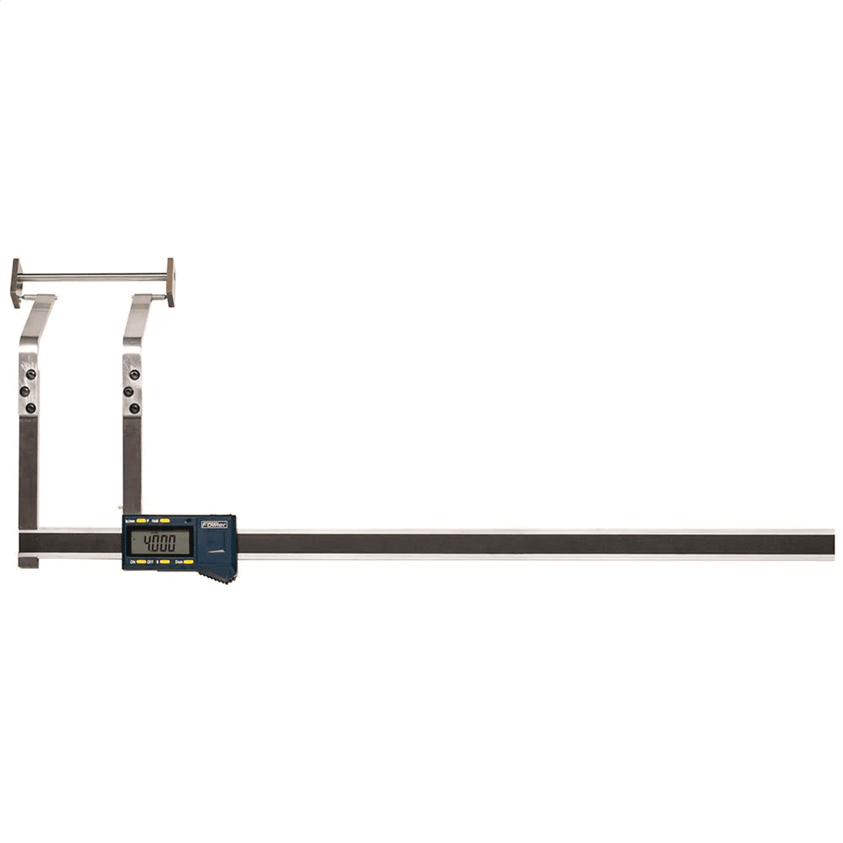 Fowler Precision 74-150-050-0 EZ-Drum Reach Electronic Brake Drum Gage with digital display and stainless steel beam