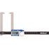 Fowler Precision 74-150-004-0 Rotocal Electronic Rotor Gage with Conical Anvil, 5.5"/140mm range, digital display, blue and silver