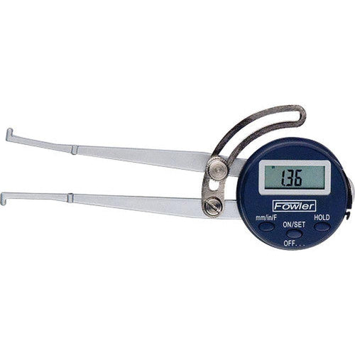 Fowler High Precision 74-554-730-0 6" Inside Digital Caliper with large LCD display and spring-loaded arms