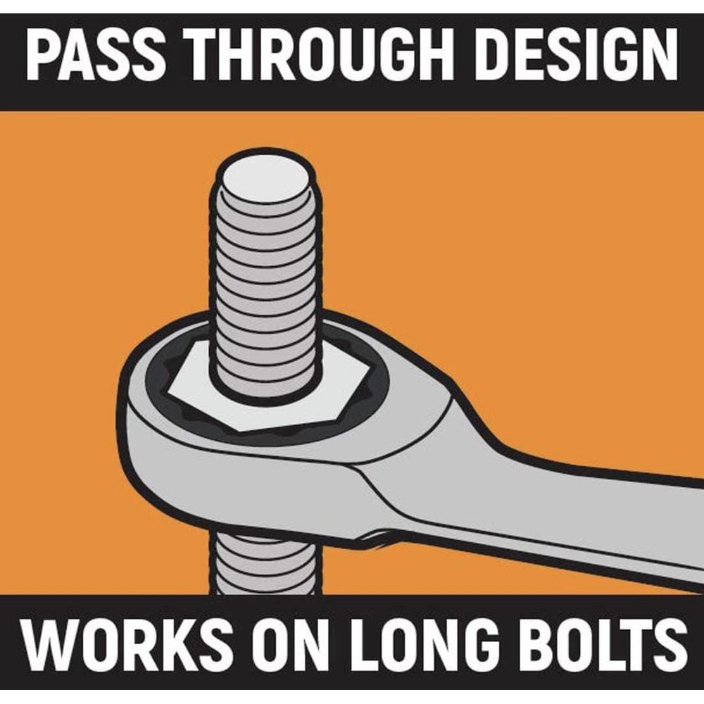 GEARWRENCH 10mm 12 Point Reversible Ratcheting Combination Wrench - 9610N