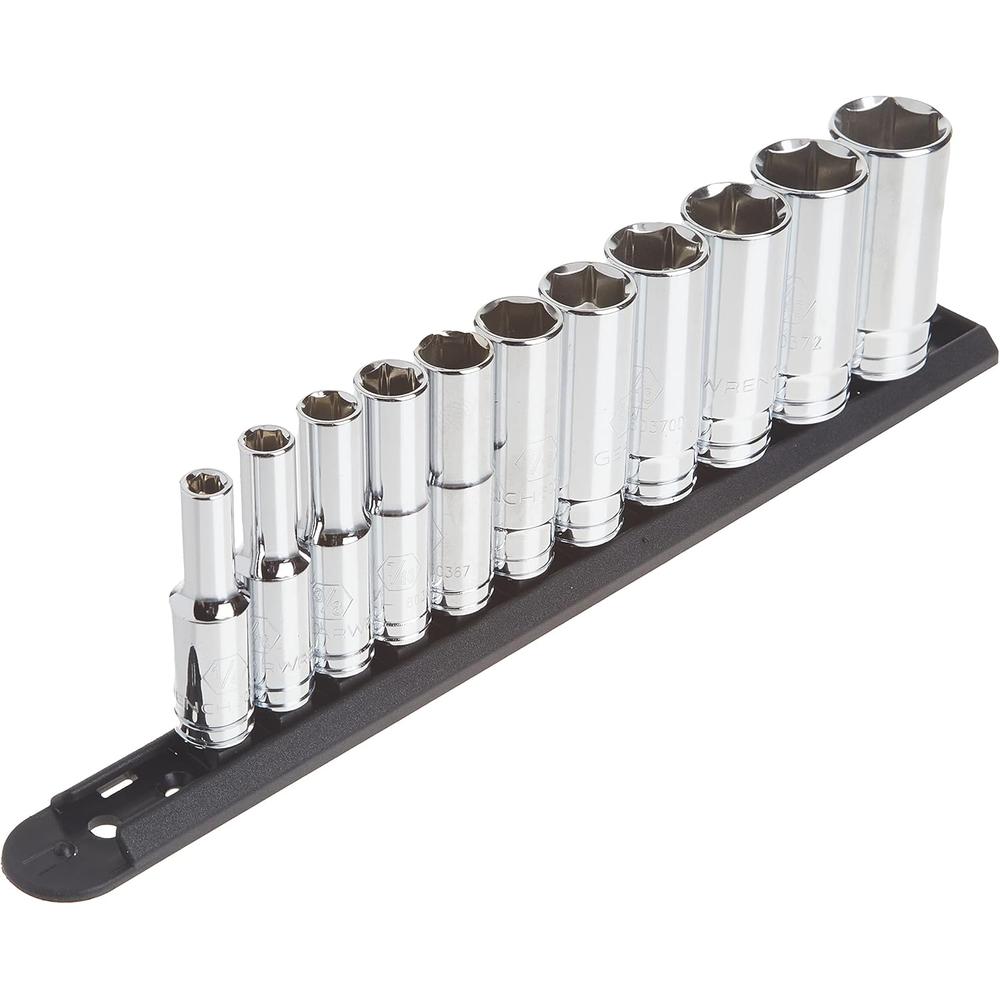 GEARWRENCH 11 Pc. 3/8" Drive 6 Point Deep SAE Socket Set - 80555