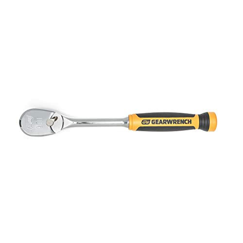 GEARWRENCH 1/2" Drive 90 Tooth Cushion Grip Teardrop Ratchet - 81303T - MPR Tools & Equipment