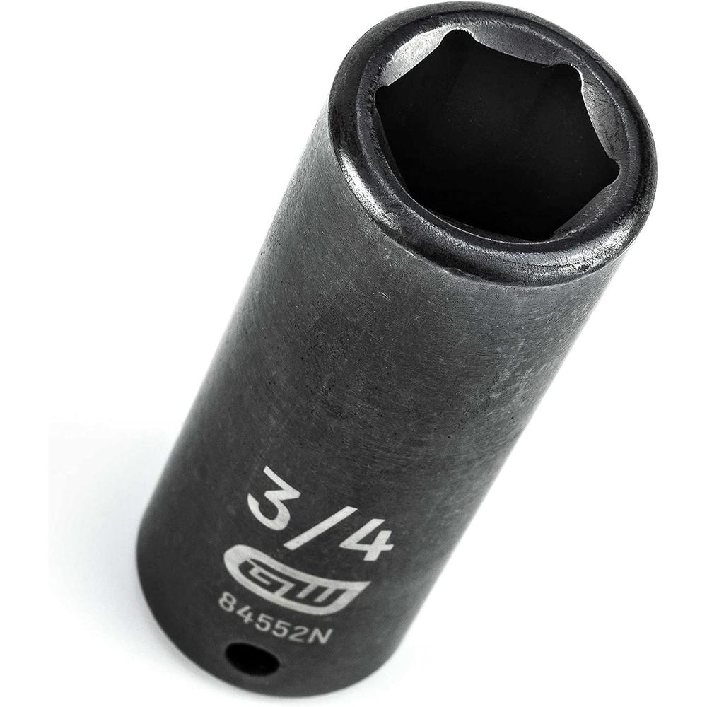 GEARWRENCH 1/2" Drive Deep Impact SAE Socket 3/4", 6 Point- 84552N