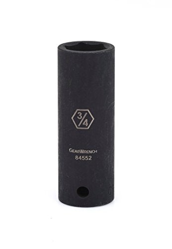 GEARWRENCH 1/2" Drive Deep Impact SAE Socket 9/16", 6 Point - 84549N - MPR Tools & Equipment