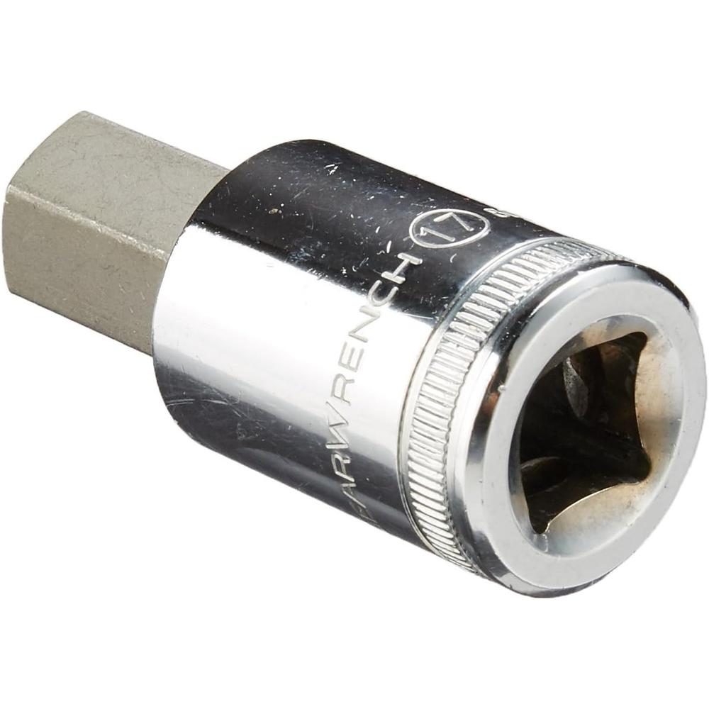 GEARWRENCH 1/2" Drive Hex Bit Socket, 17mm - 80663