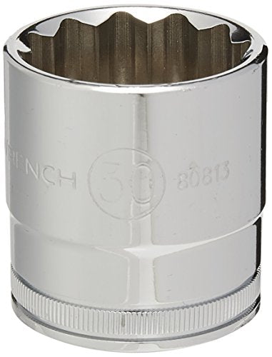 GEARWRENCH 1/2" Drive Standard Metric Socket 30mm, 12 Point - 80813 - MPR Tools & Equipment