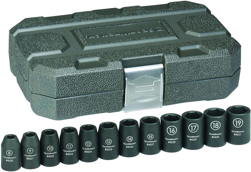 GEARWRENCH 12 Pc. 1/2" Drive 6 Point Standard Impact Metric Socket Set - 84930N - MPR Tools & Equipment