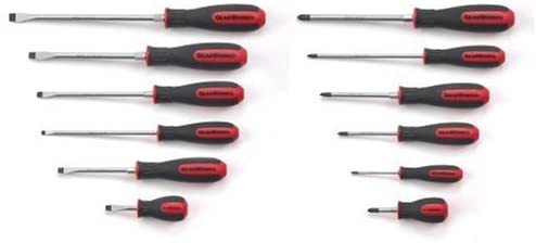 GEARWRENCH 12 Pc. Phillips/Slotted Dual Material Screwdriver Set - 80051 - MPR Tools & Equipment