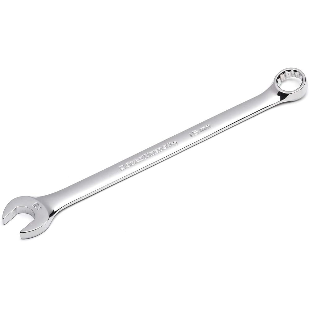 GEARWRENCH 12 Pt. Long Pattern Combination Wrench, 15mm - 81672